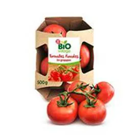 MARQUE REPÈRE, BIO VILLAGE Tomate ronde grappe Bio 500g