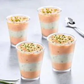 Verrines saumon fromage Concombre x4 (4x40g)