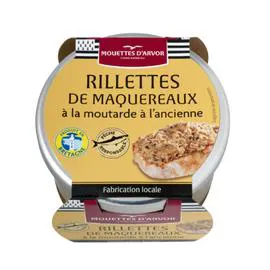 Rillettes maquereaux moutarde (125g)