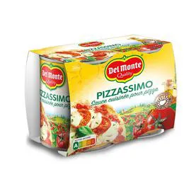 DEL MONTE Sauce Pizzassimo Pizza 2x400g