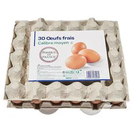 Oeufs Calibre Moyen (x30)