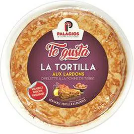 TE GUSTA La tortilla aux lardons 500g