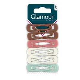 Barrettes Brillant Multicolores (x12)