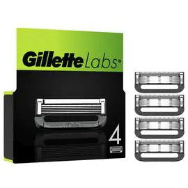 GILLETTE Labs Recharges de Lames exfoliantes x4