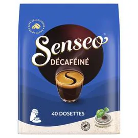 SENSEO Café dosettes décaféiné x40 277g