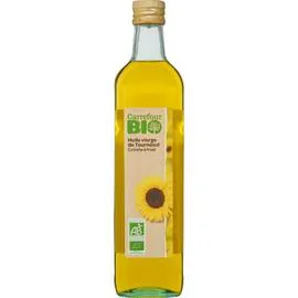 CARREFOUR BIO Huile bio de tournesol 75cl