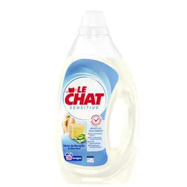 LE CHAT Sensitive savon Marseille & aloe vera 1,17l
