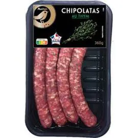 Chipolatas au thym (360g)