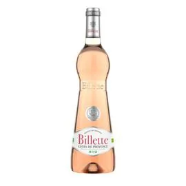 Vin rosé Côtes de provence Bio Billette AOP (75cl)