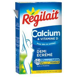 Lait en poudre demi-écrémé calcium (300g)