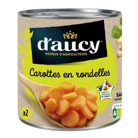 D'AUCY Carottes en rondelles 240g