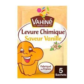 VAHINÉ Levure chimique saveur vanille 5x8g