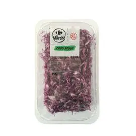 Chou rouge émincé (350g)