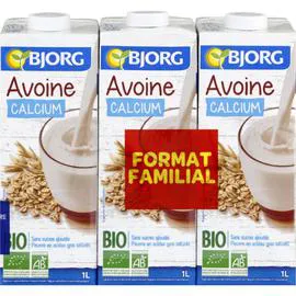 Boisson végétale d'avoine source de calcium Bio (3x1l)