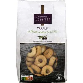 MONOPRIX GOURMET Taralli à l'huile d'olive 200g
