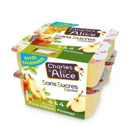 Spécialité pommes poires Williams pommes sans sucres ajoutés (8x100g)