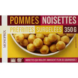 MONOPRIX Pommes noisettes préfrites, surgelées 350g