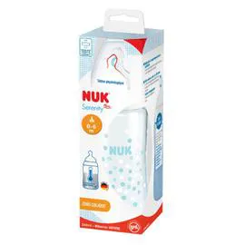 Biberon verre col large 240mL 0-6 mois (l'unité)