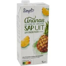 Jus d'ananas à base de concentré (1l)