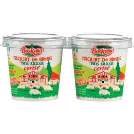 Yaourt pur brebis cerise (2x125g)