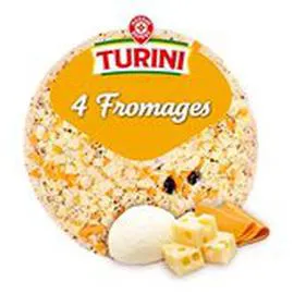 MARQUE REPÈRE, TURINI Pizza fraîche 4 fromages 450g