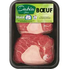 Viande Bovine: Jarret avec os*** Halal à mijoter (900g)
