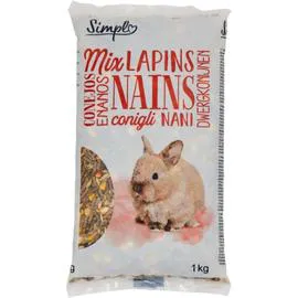 Graines pour lapins nains (1kg)