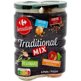 CARREFOUR SENSATION Sauce Traditionnal Mix 340g