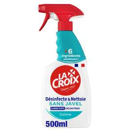 LA CROIX Nettoyant Ménager Cuisine Désinfectant Sans Javel 500ml