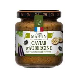 Caviar d'aubergines aux aubergines fraîches et olives noires (110g)