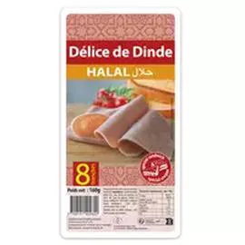 Délice de dine halal 8 tranches (160g)