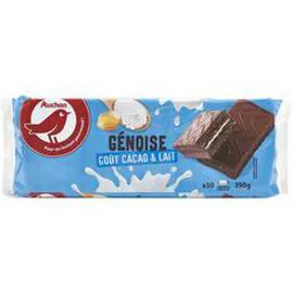 Génoise lait et cacao, sachets individuels (350g)