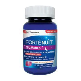 Complément Alimentaire Endormissement et Sommeil au goût De Mûre Forténuit Gummies (x30)