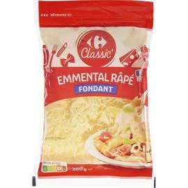 CARREFOUR CLASSIC' Fromage Râpé Emmental Fondant 200g