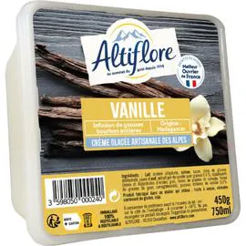 Crème glacée vanille (450g)