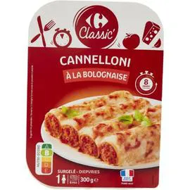 Plat cuisiné Cannelloni à la bolognaise (300g)