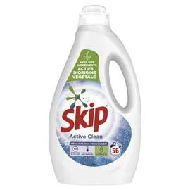 SKIP Lessive Liquide Active Clean 56 Lavages 2,596l