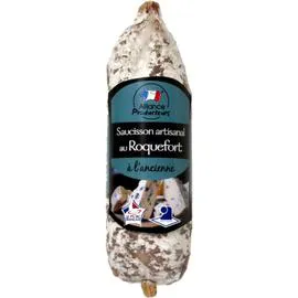 Saucisson sec au Roquefort pur porc (180g)