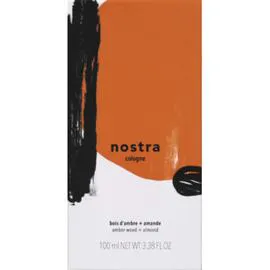 NOSTRA Eau De Cologne Bois D'Ambre + Amande 100ml