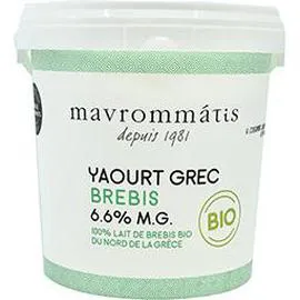 Yaourt grec brebis 6.6% MG BIO (1kg)