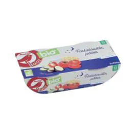Bol de ratatouille et pâtes bio dès 12 mois (2x200g)