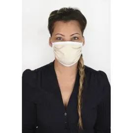 Cat 1 2 masques Adulte lavables et réutilisables Marine / Ecru (x2)