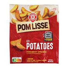 MARQUE REPÈRE, POM'LISSE Potatoes Finement épicées 600g