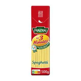 PANZANI Pâtes spaghetti 3 min 500g