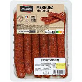 JEAN ROZÉ Merguez véritables 330g