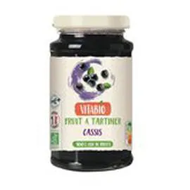 VITABIO Fruit à tartiner Cassis 290g