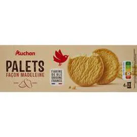 Palets biscuits recette à la madeleine sachets fraîcheur (125g)