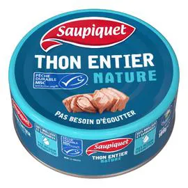 Thon entier au naturel (186g)