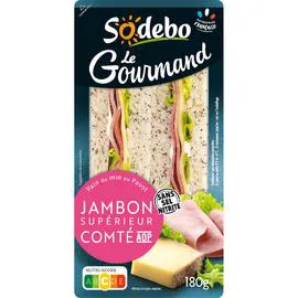 Sandwich gourmand club jambon comte aop sans additif (180g)