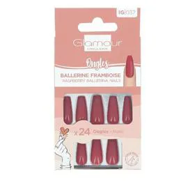 Faux Ongles Ballerine Framboise (x24)